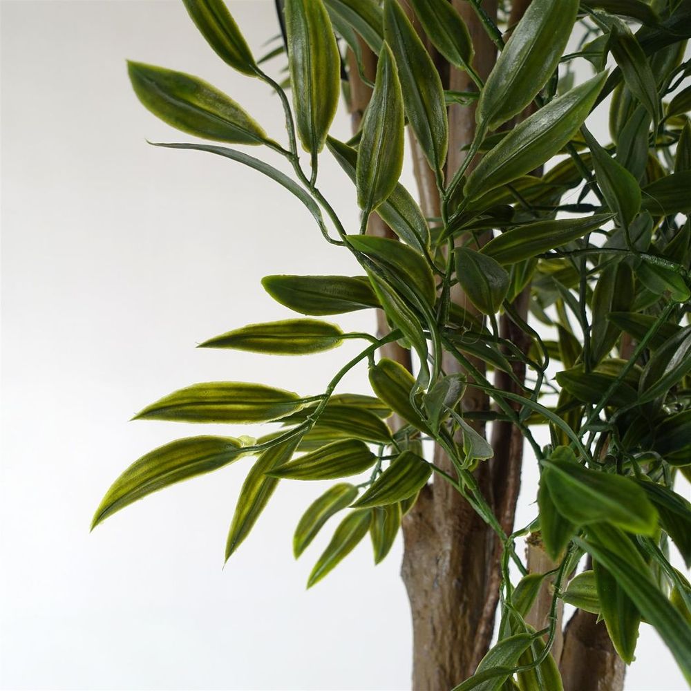 140cm UV Resistant Ruscus Tree with 2716 Lush Leaves - for Indoor & Outdoor Use!