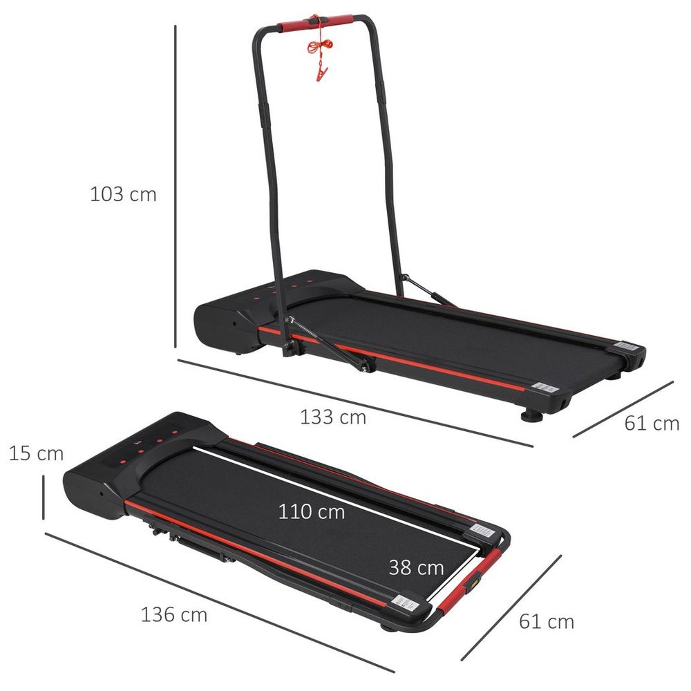 Walking Machine: LED Display & Remote Control, Jogging Fitness