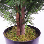 120cm Artificial Cypress Topiary with Like Detail