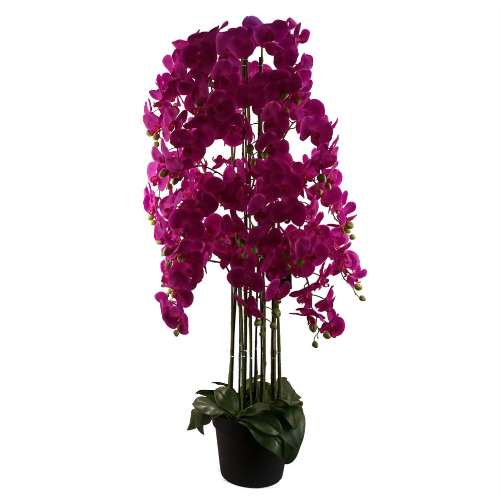 150cm Giant Purple Orchid Plant Artificial REAL TOUCH 189 flowers