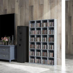 Bookcase Storage Cabinet for up to 480 CDs / 312 DVDs/Blu-rays 89W x 20D x 130.5Hcm