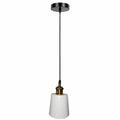 Single Industrial White Vintage Modern Ceiling Hanging Pendant Lamp White