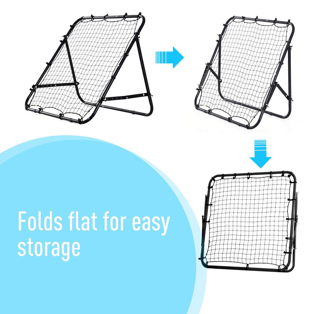 Pro Rebounder Net: Football Training Aid for Kids & Adults - Adjustable & Durable
