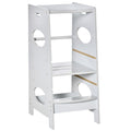 Adjustable Kids Kitchen Stool - Safe & Sturdy Toddler Step Stool