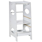 Adjustable Kids Kitchen Stool - Safe & Sturdy Toddler Step Stool