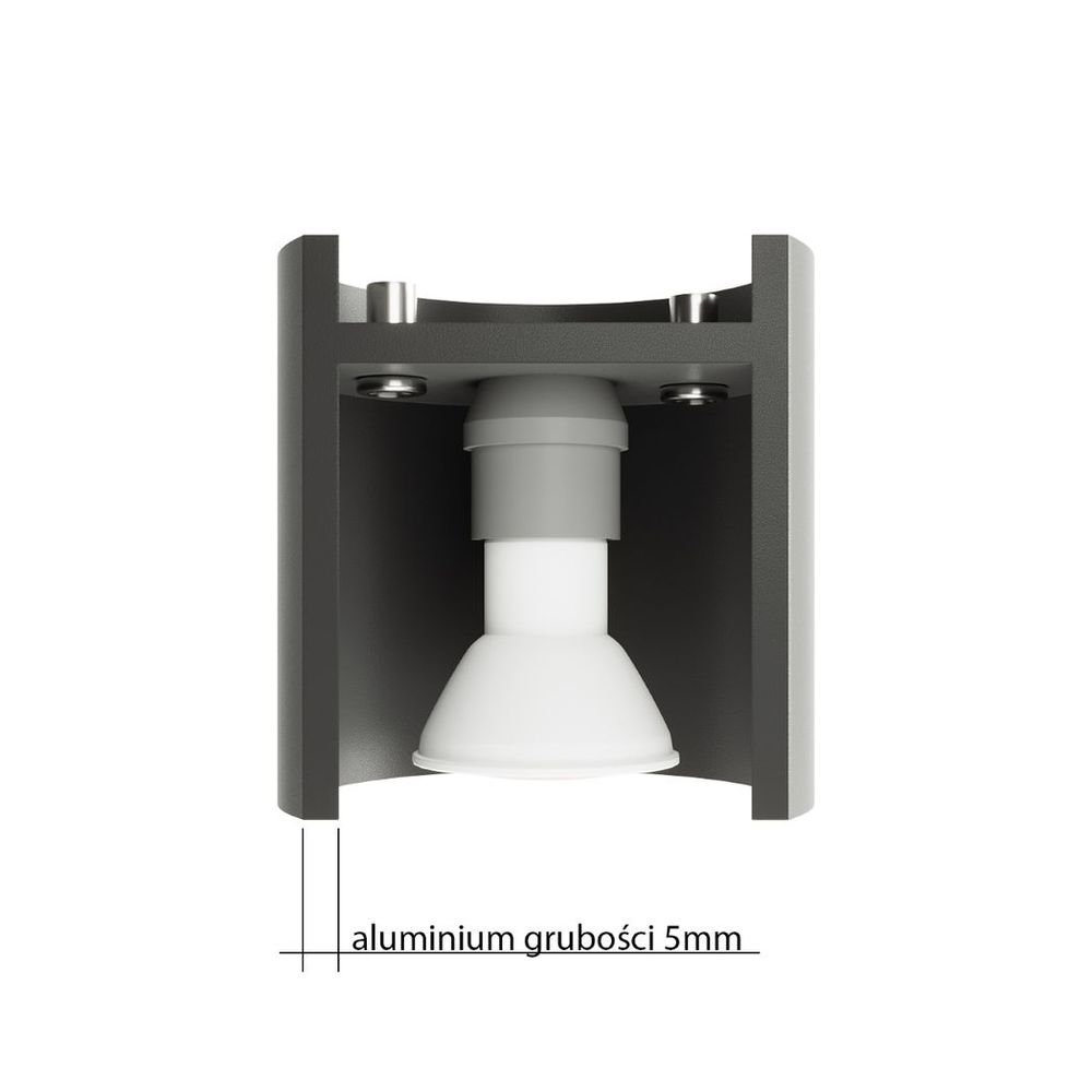 Aluminum GU10 Ceiling Lamp - Modern Design