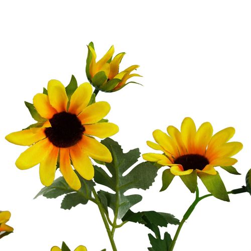70cm Artificial Yellow Flower Spray