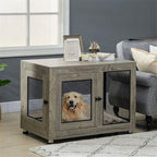 Dog Crate with Cage Detail