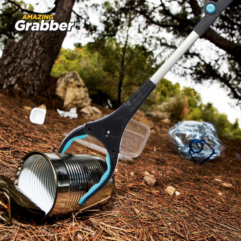 Lightweight Folding Long Reach Grabber Tool with LED Light - Efficient