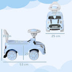 Ride On Car Foot To Floor Sliding Car w/ Air Horn