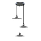 3 Head Round Base Vintage Ceiling Pendant Light Shade Hanging Lamp