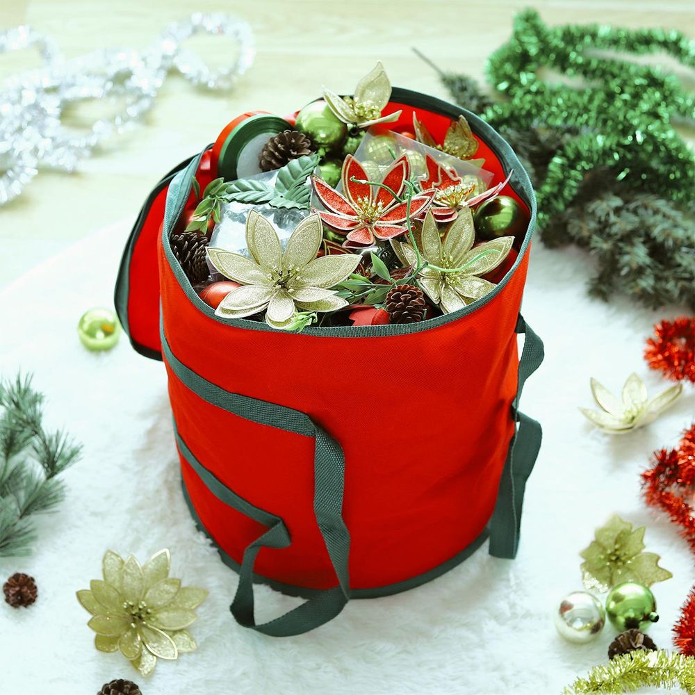 Red Xmas Lights Storage Bag