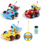 RC RACING CAR: My First Remote Control - Bright, Colorful, Cool Lighting & Music - Removable Car Driver - Non-toxic ABS - Gift