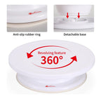 CAKE TURNTABLE - Professional Quality, Easy Decorating, Versatile Design