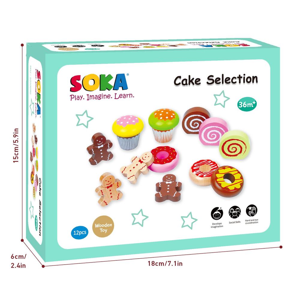 Cake Selection Set - For Imaginative Fun & Skill Development