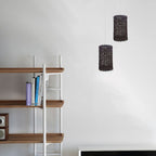 Retro Vintage Rattan Style Lampshade - Easy Fit, 1cm Hole, E27 Base - Barrel Cage Design - for Any Room