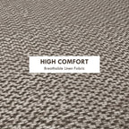 Storage Ottoman, Round Stool Chair with Cushioned Top, Hidden Space