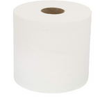 ASPECT Kitchen Rolls Centrefeed (24 Rolls, White) - 2 Ply Embossed Pattern Paper Towels - Strong and Absorbent Tissue Paper - UK Supplier - Wipe Away - for Commercial & Kitchen Use