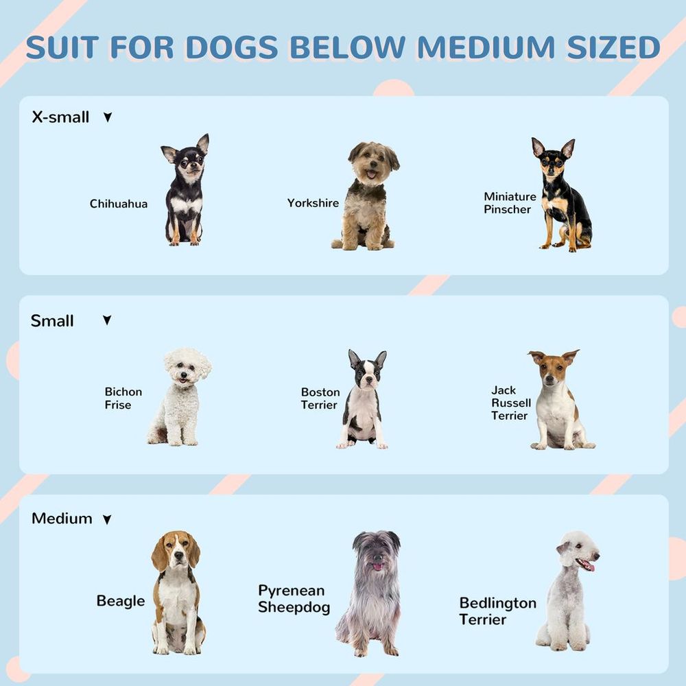 Weather-Resistant Dog House, Puppy Shelter for Medium Dogs - Grey