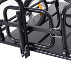 Folding Bicycle Cargo Storage Cart and Luggage Trailer with Hitch