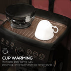 Espresso Machine w/ Integrated Grinder & Steam Wand - 15 Bar Pressure - Professional Quality