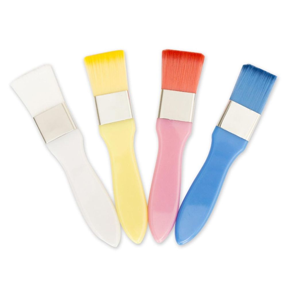 Envie Colourful Makeup Brush, Yellow, Hypoallergenic, Professional-Grade