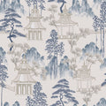 Japanese Pagoda Decorative Ornament - Blue Grey