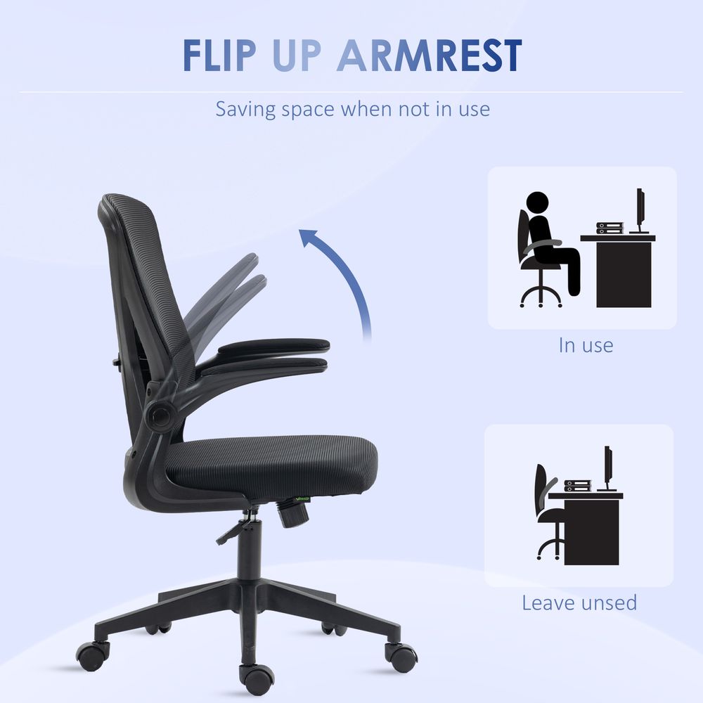 Mesh Office Chair Computer Chair with Lumbar Support, Swivel Wheels