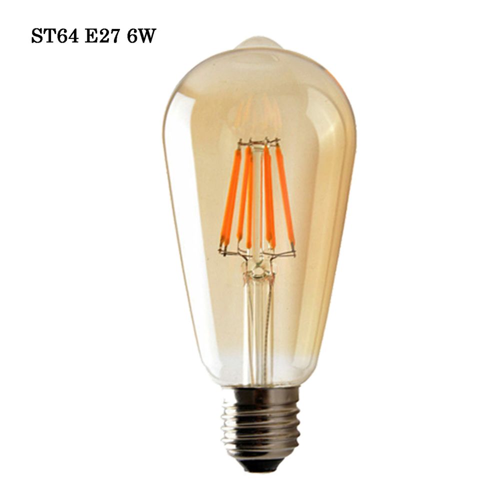 E27 Vintage LED Dimmable Bulbs, 6W Edison Light Bulb
