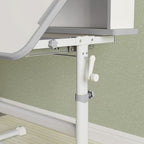 Kids Desk and Chair Set w/ Tiltable Desktop Reading Rack