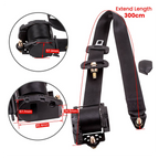 Retractable Adjustable Shoulder Seat Belt Universal 3 Point Safety Belts