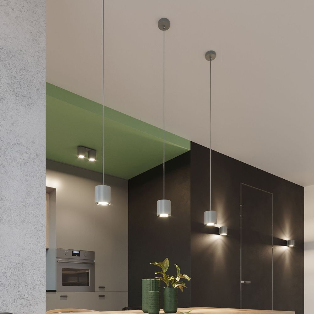 Ceiling lamp aluminum modern Design GU10 in Aluminum