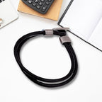 Men's Black Double Leather Bracelet -Men's Gift