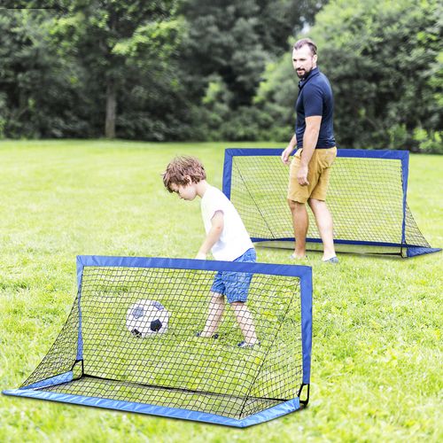 Football Goal Folding Outdoor with All Weather Net 6'x3