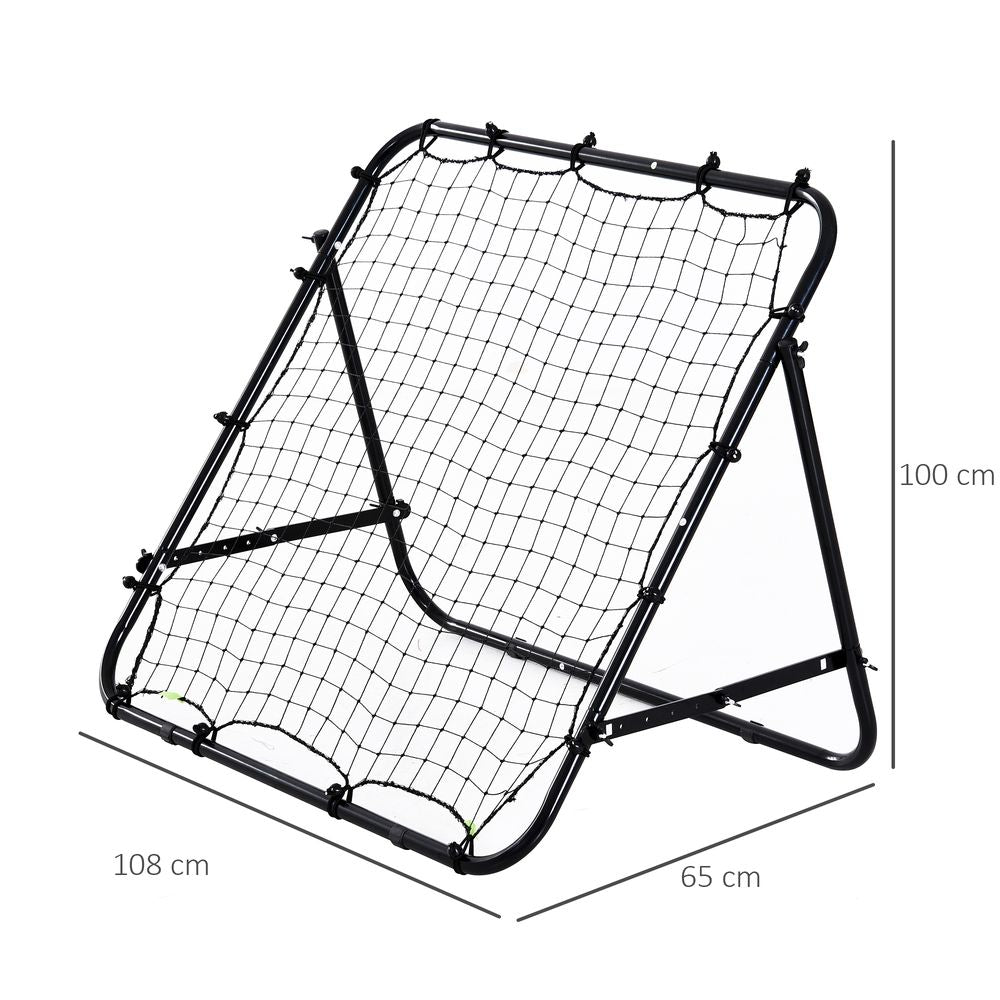 Pro Rebounder Net: Football Training Aid for Kids & Adults - Adjustable & Durable