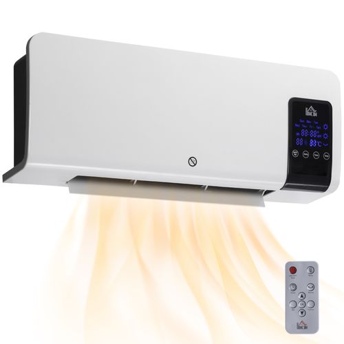 2000W Wall Mounted Ceramic Heater with Remote Control for Home