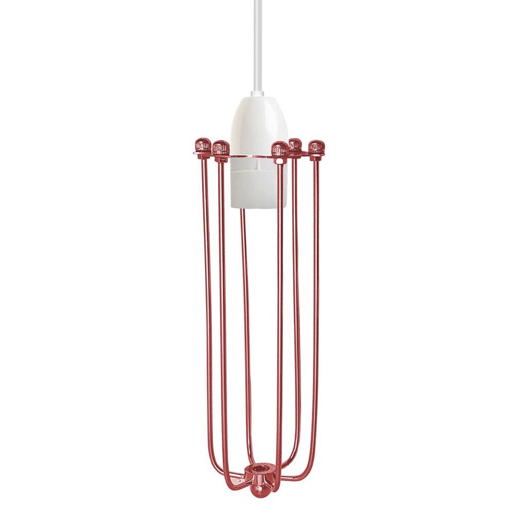 Vintage Industrial Rustic Lampshade - Rose Gold Cage Frame - Metal - for Any Space - CE Approved
