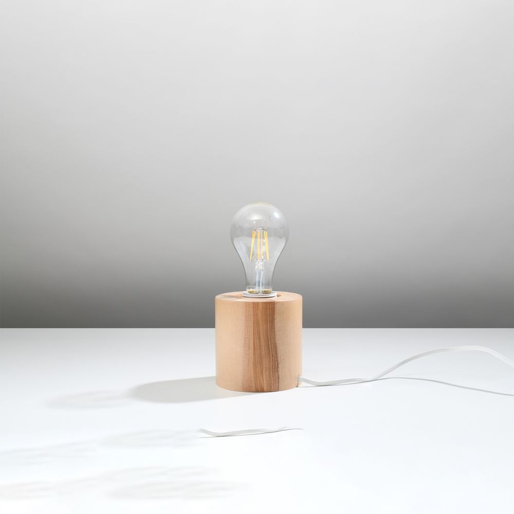 Wooden Desk Lamp - Salgado Scandinavian Design - E27