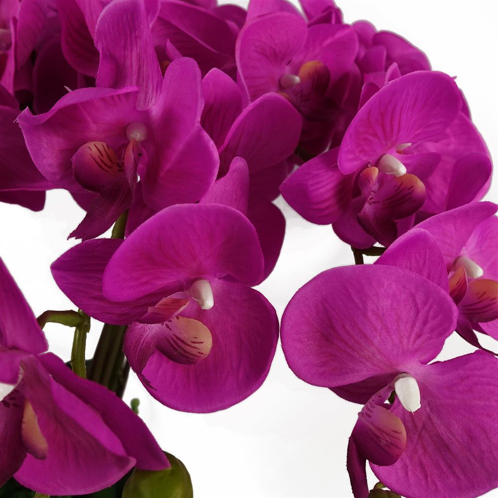 85cm Dark Pink Artificial Bush Orchid - Stunning Quality