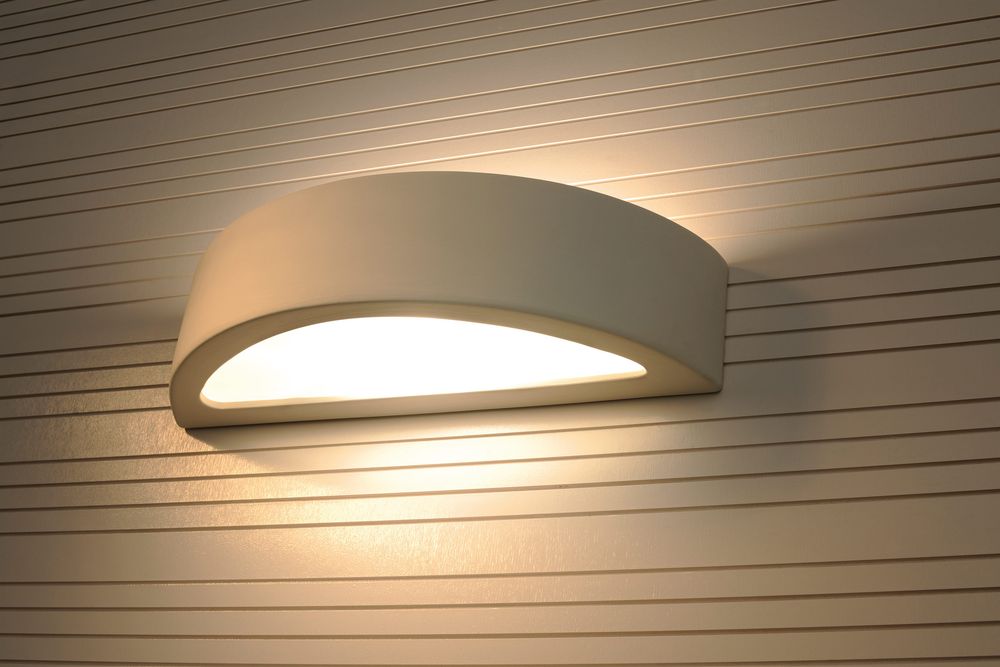ATENA Ceramic Wall Lamp - Classic Design, Paintable Surface
