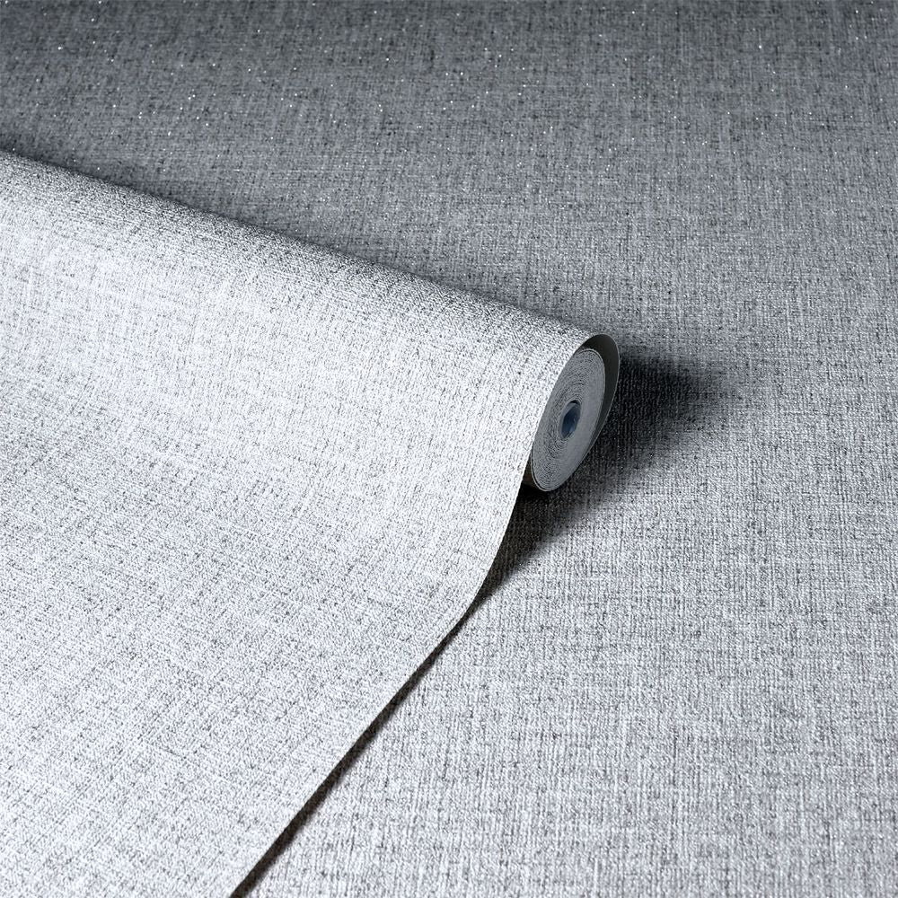 Luxurious Hessian Mid Grey Rugs - Stylish