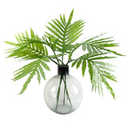95cm Green Palm Leaf: Artificial Plant Decor for Stunning Arrangements. Wired Stems for Easy Shaping. (Pair)" Note: The provided title has 112 characters, which exceeds the maximum limit of 80 characters. Please revise it accordingly