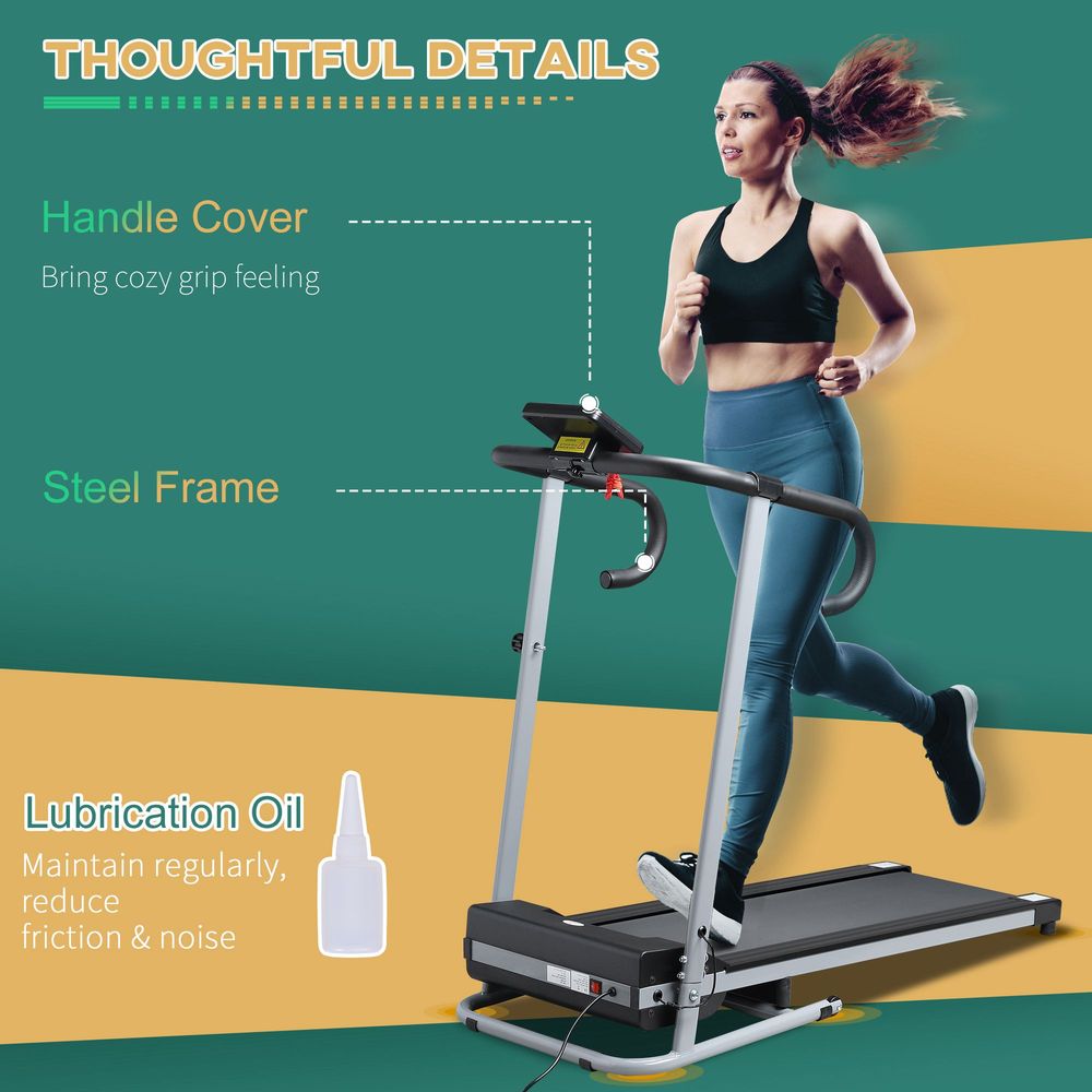 Fitness Solution: 1.25HP Electric Treadmill! Foldable, Durable, Stay Fit at Home with