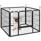 Metal Pet Playpen w/Door, Indoor/Outdoor Use, Secure, 82Lx82Wx60Hcm