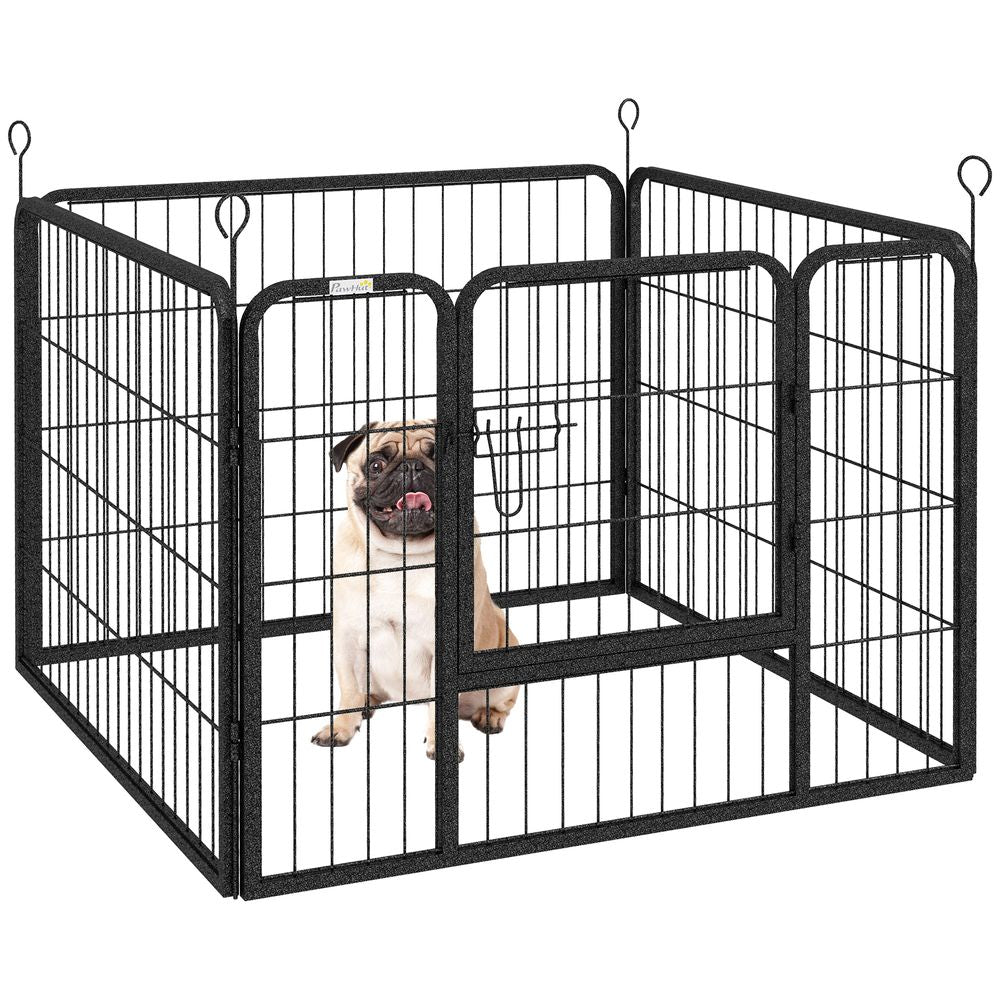 Metal Pet Playpen w/Door, Indoor/Outdoor Use, Secure, 82Lx82Wx60Hcm