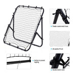 Pro Rebounder Net: Football Training Aid for Kids & Adults - Adjustable & Durable
