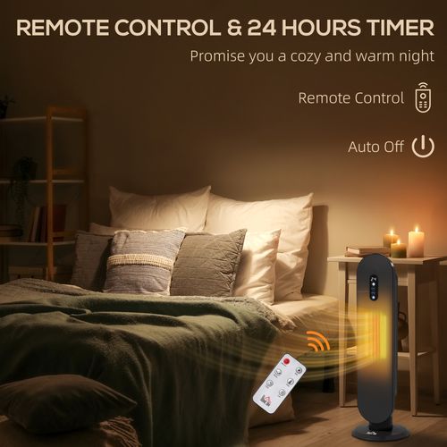Ceramic Space Heater Tower Heater W/ 45° Oscillation
