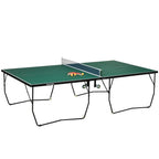 9FT Folding Table Tennis Table - Indoors/Outdoors - 8 Wheels