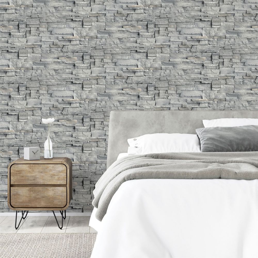 Ultra-Durable Slate Wall Grey: Elegantly Neutral, for Any Space!