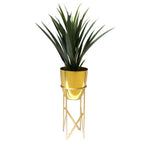Rustic Handmade Copper Planter & Stand- 55cm Height. Choice of Colours. Indoor Use